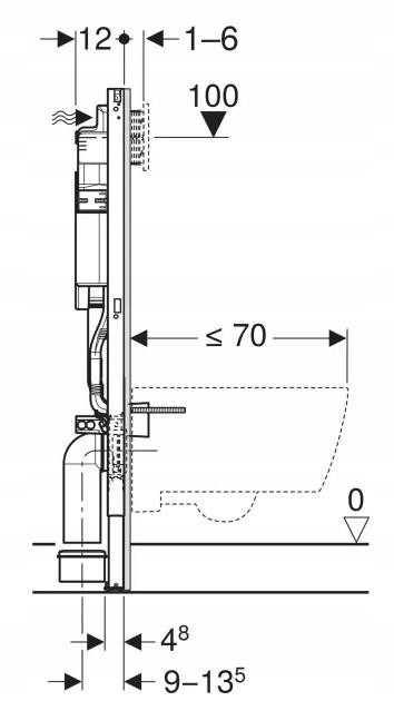 STELA.POD.GE.DU.DO WI.MI.WC, 112 CM, ZE