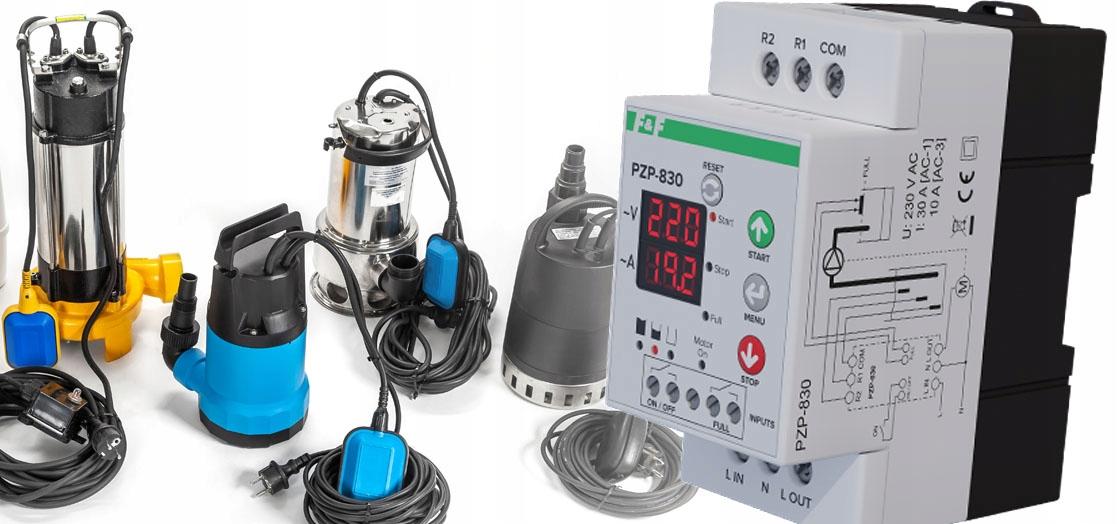 F&F Przekaźnik kontroli pompy głębinowej PZP-830 PZP-830