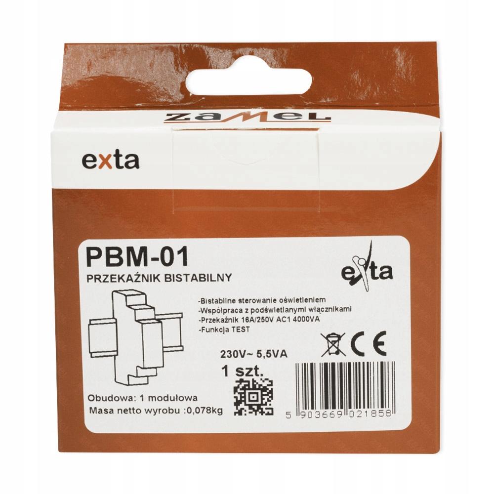 ZAMEL Przekaźnik bistabilny 230V AC Typ: PBM-01