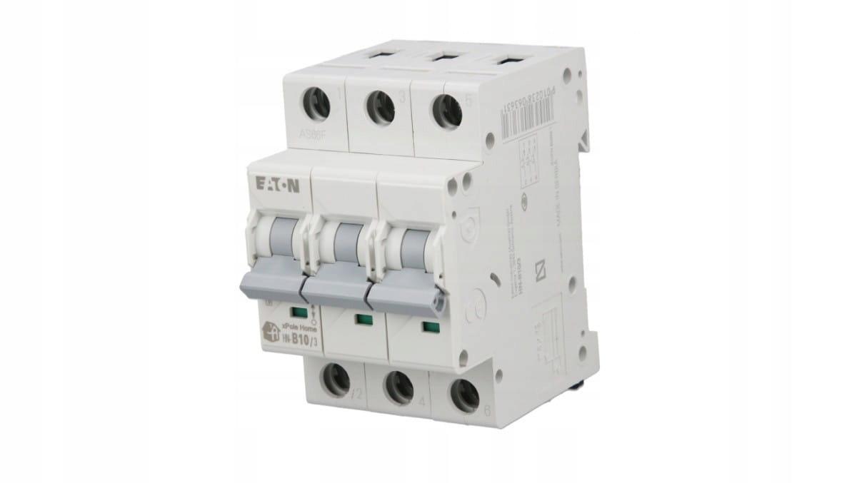 EATON Wyłącznik nadprądowy 6kA HN-B10/3
