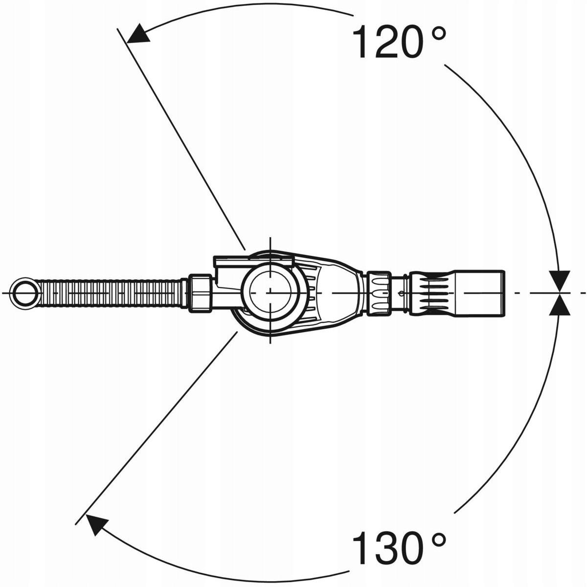 Zestaw odpływowo-przelewowy PushControl do wanien standard chrom błyszczący