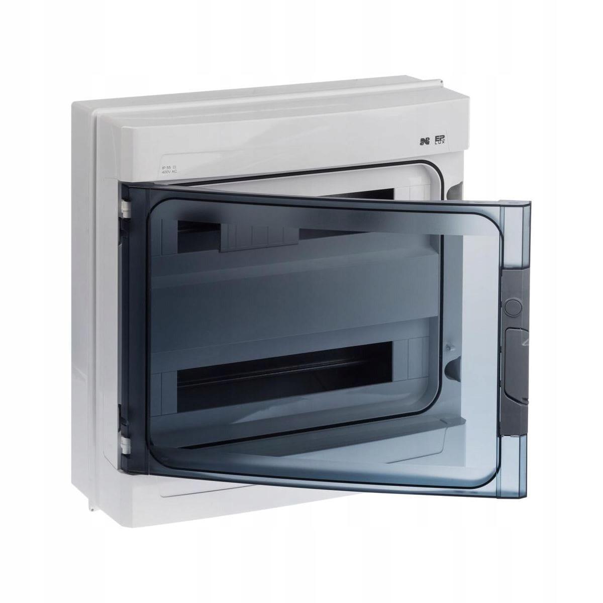 Rozdzielnica natynkowa EP-LUX + 2x18 modułów PV 1500V DC 1000V AC IP65 z sz
