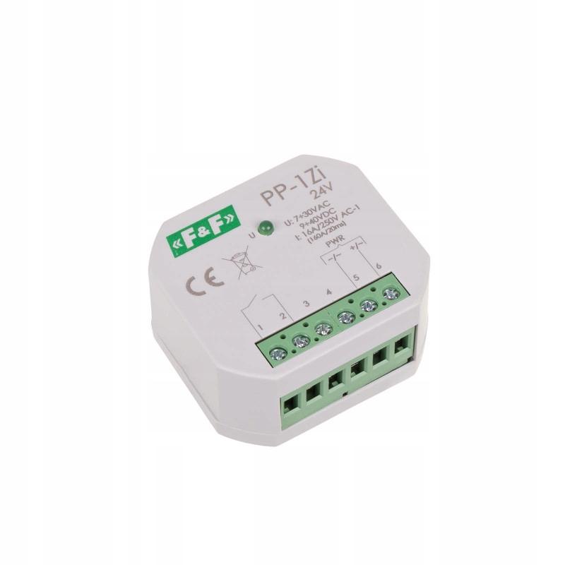 Przekaźnik elektromagnetyczny, 1Z 16A, montaż podtynkowy,U=7÷30VAC/9÷40VDC,