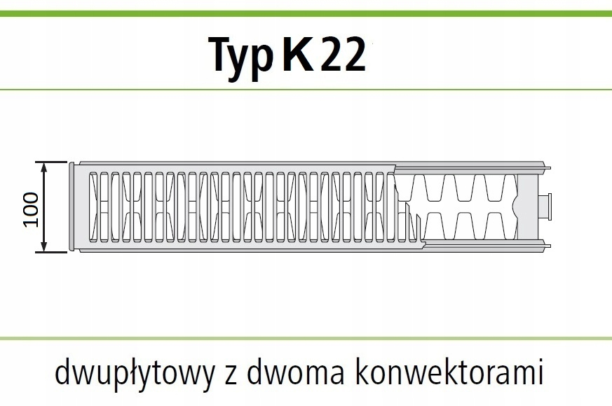 GRZEJNIK TERMOTEKNIK C22 500x800 C 22 Boczny