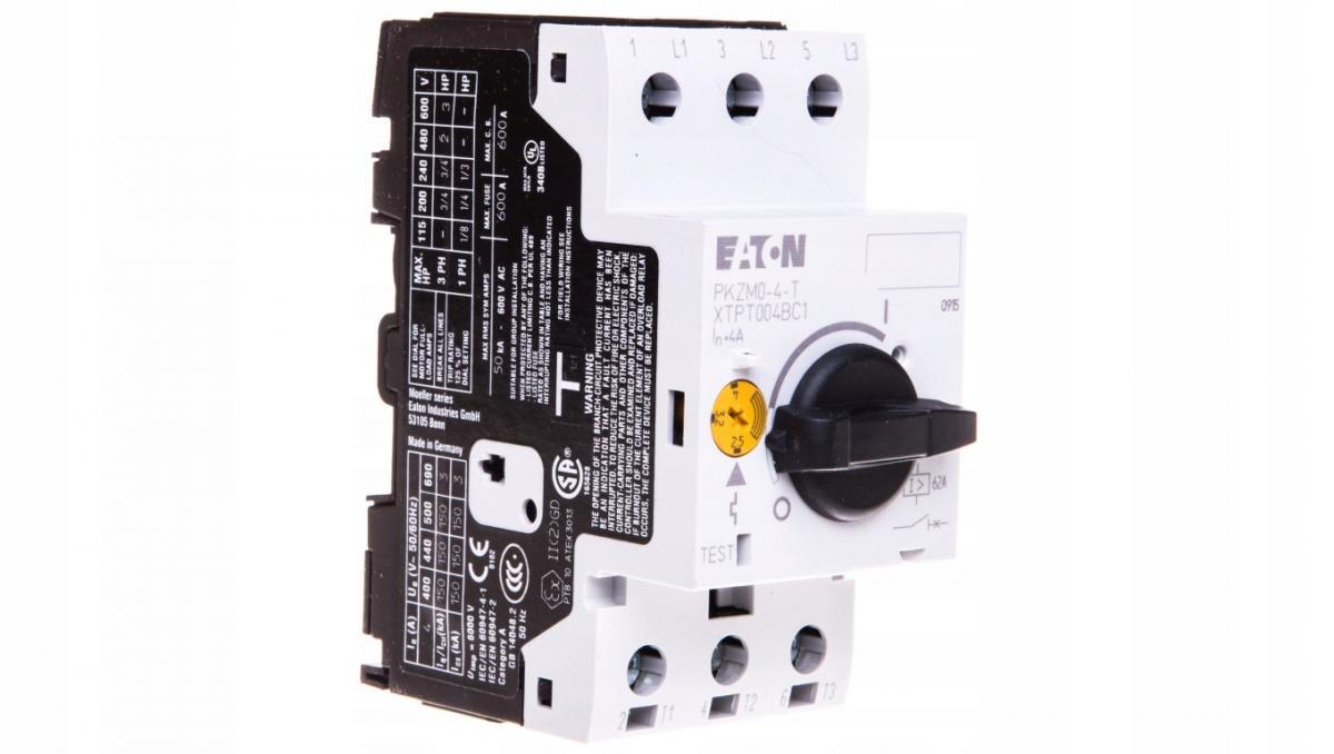 EATON Wyłącznik do ochrony Trafo 4A PKZM0-4-T