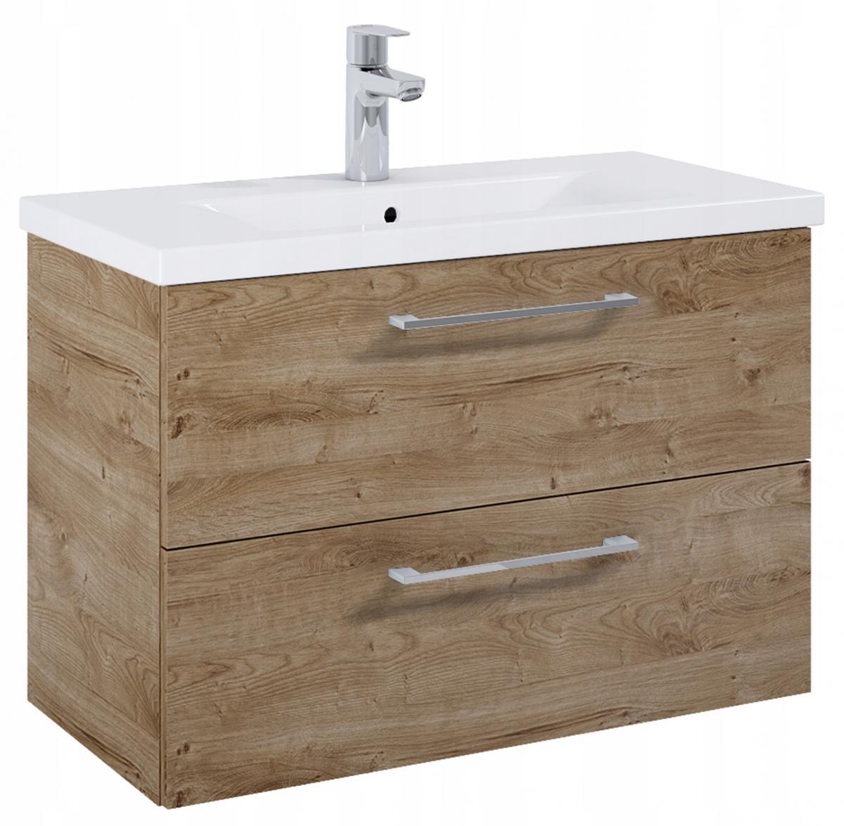Szafka podumyw. ROMA COMPACT 80x38,4cm Wisząca 2S Dąb Canela ROCA