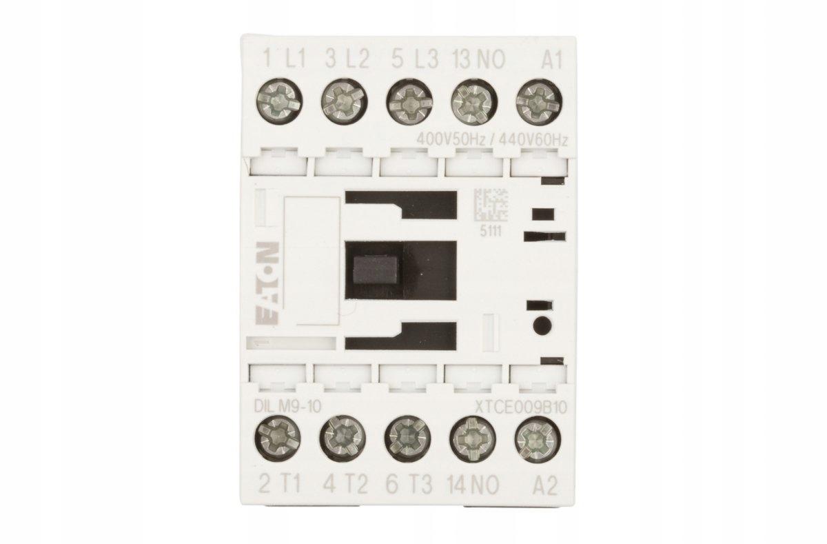 EATON Stycznik mocy, I=9A [AC-3] 1Z 0R DILM9-10(400V50HZ,440V60HZ)