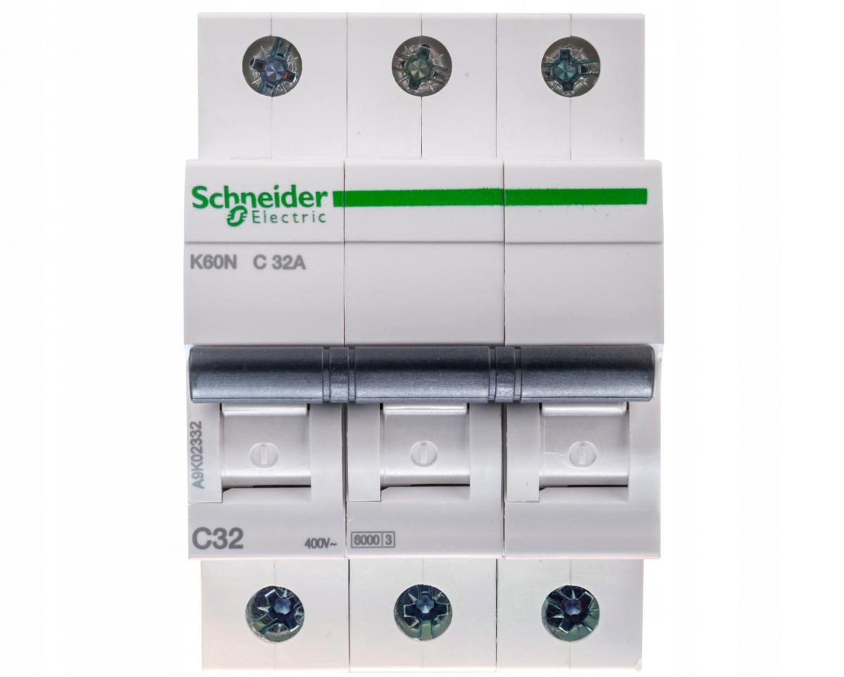 SCHNEIDER ELECTRIC Wyłącznik nadprądowy K60N-C32-3 C 32A 3-biegunowy