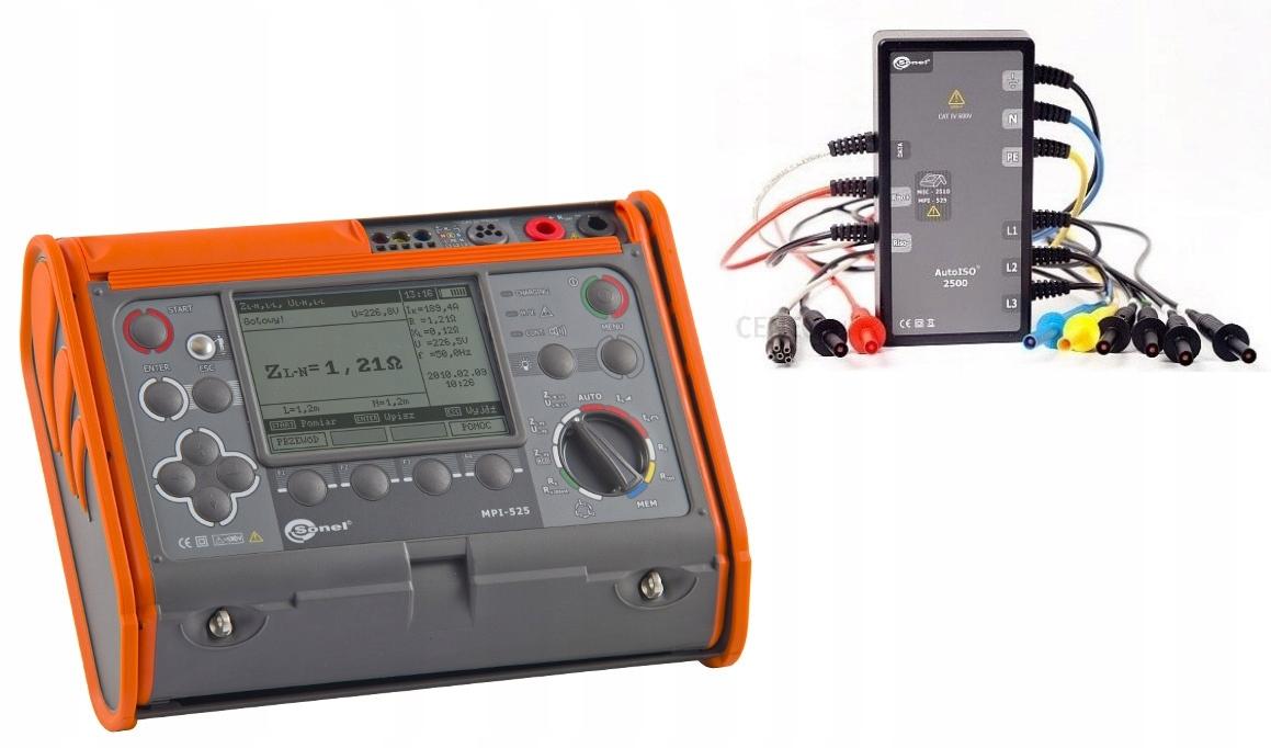 MPI-525 Wielofunkcyjny miernik parametrów instalacji elektrycznych do 2500V