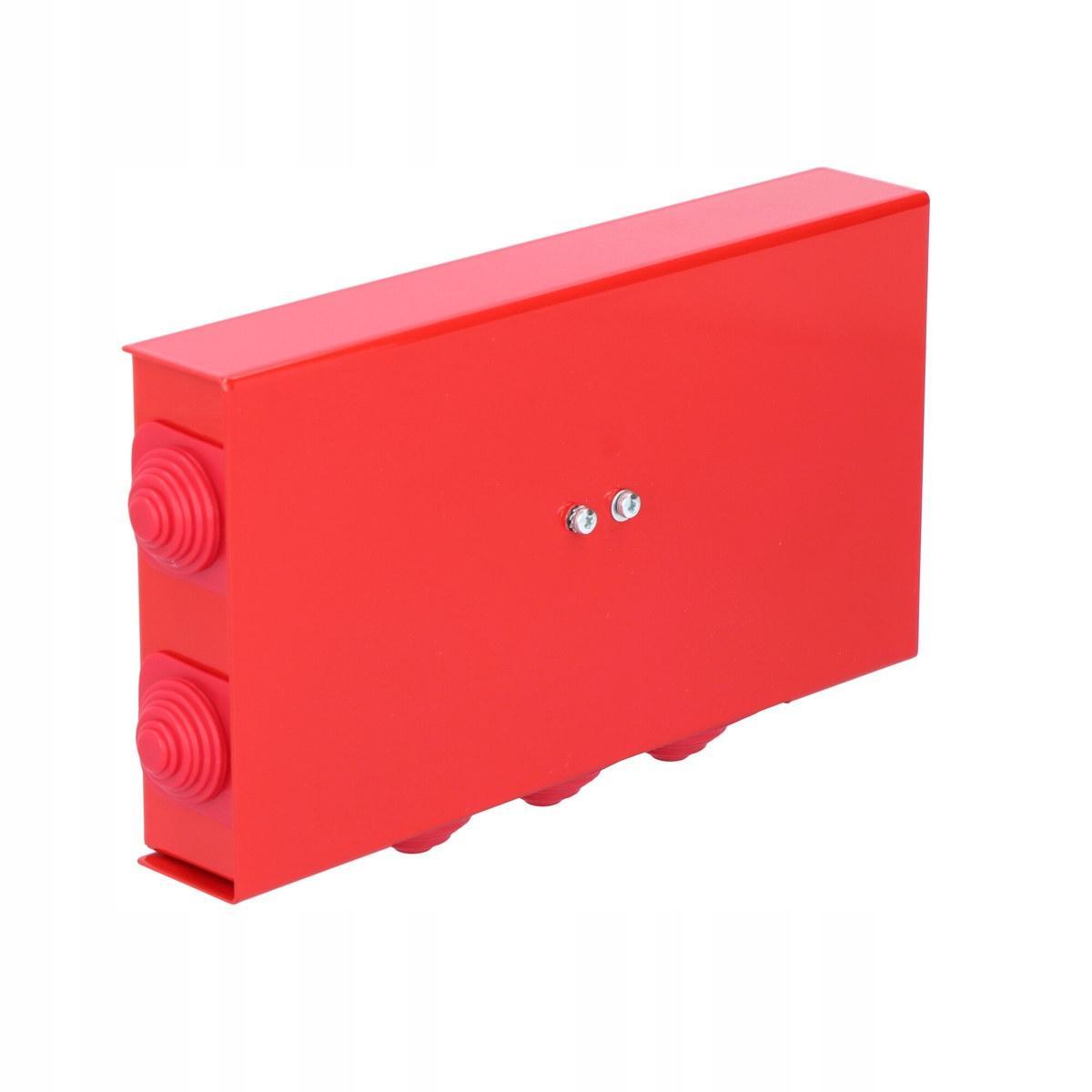 Puszka przeciwpożarowa, prostokątna, E90, przelotowa 3x3x6mm2, 225x125x36 m