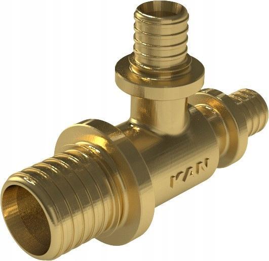 Trójnik redukcyjny mosiężny ultraLINE - 32/25/25