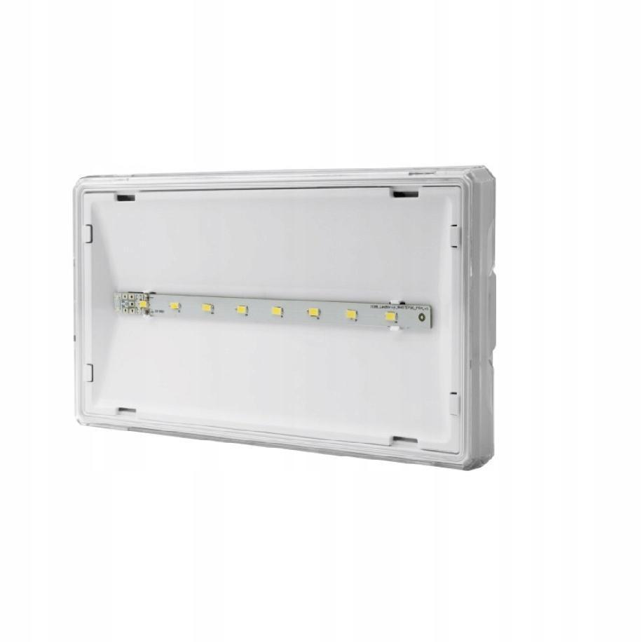 AWEX Oprawa EXIT S IP65 LED 1W 115lm 1h jednozadaniowa AT biała