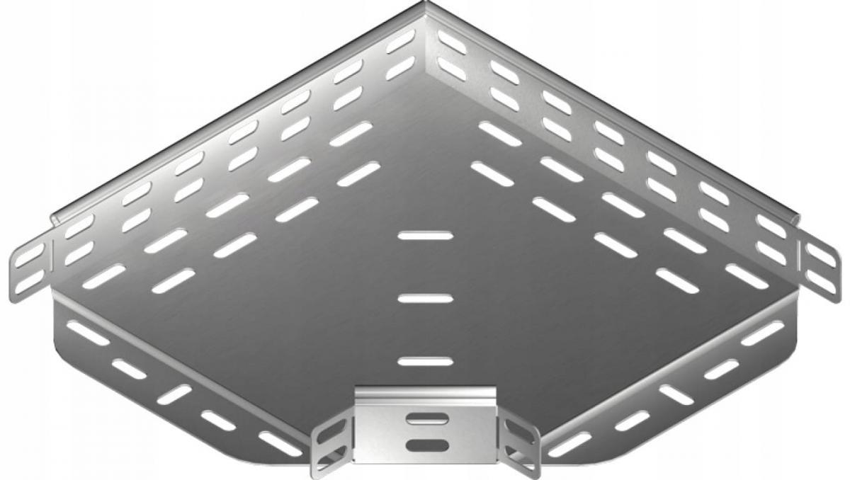 BAKS Kolanko 90° KKJ400H60, grubość blachy 1,0mm