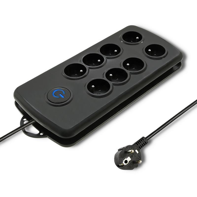 QOLTEC Listwa antyprzepięciowa Quick Switch 8 gniazd 2.5m