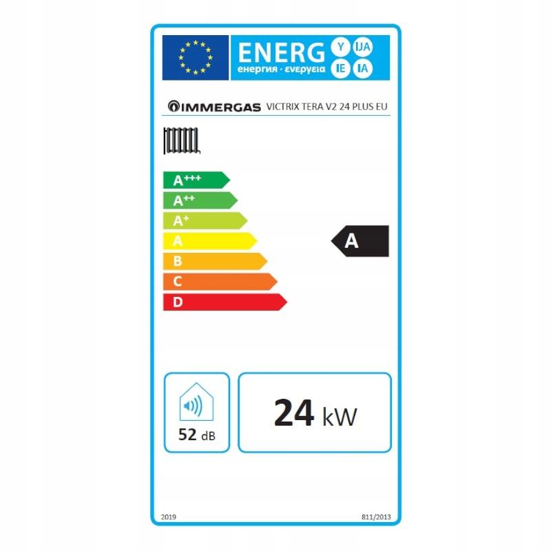 IMMERGAS KOCIOŁ VICTRIX TERA V2 24kW PLUS EU jednofunkcyjny wiszący 48h