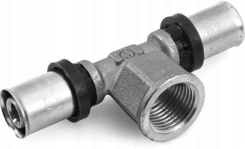 Trójnik PURMO CLEVERFIT, odejście z gwintem wewnetrznym 16x1/2 GWx16