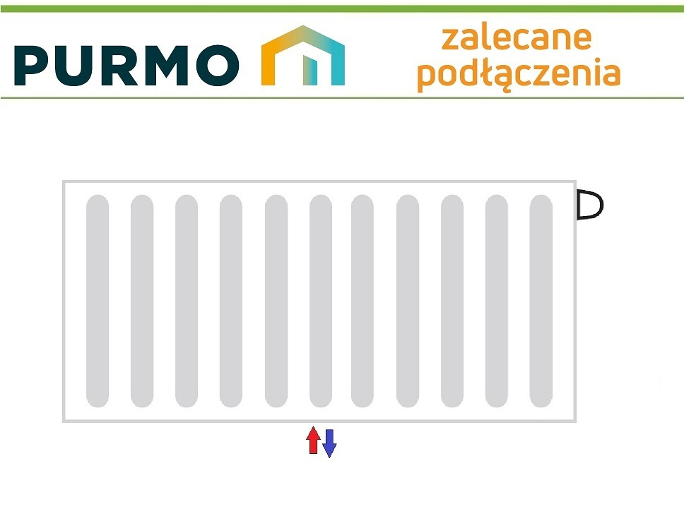 PURMO PLAN FCVM21 300x500 V 21 DOLNY Środkowy