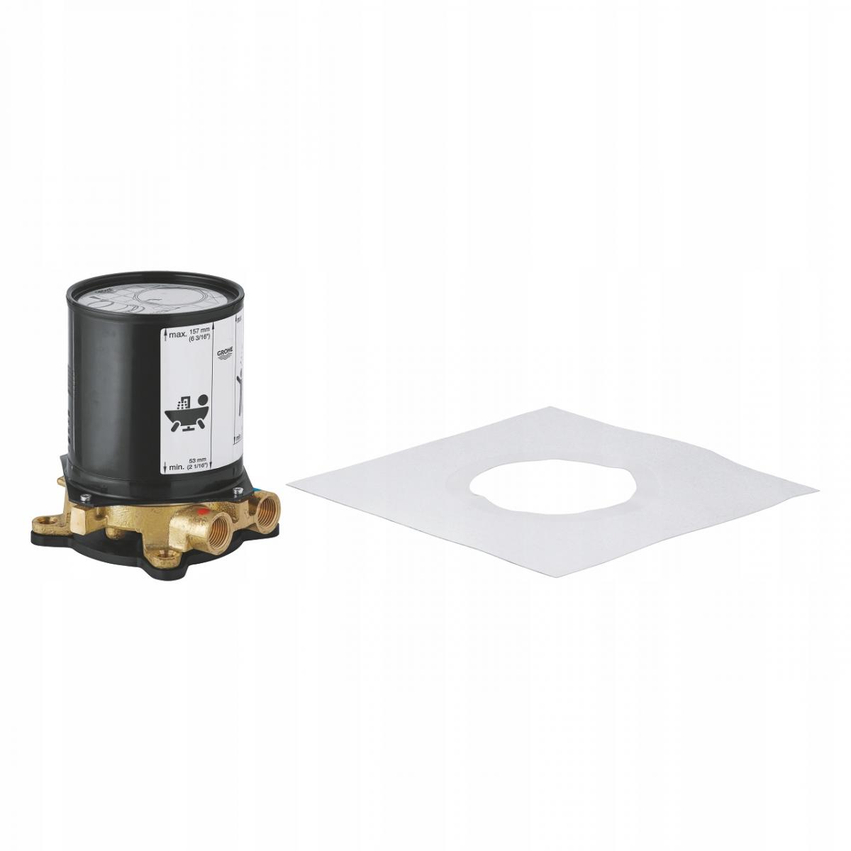 Element montażowy do wolnostojących baterii i wylewek wannowych