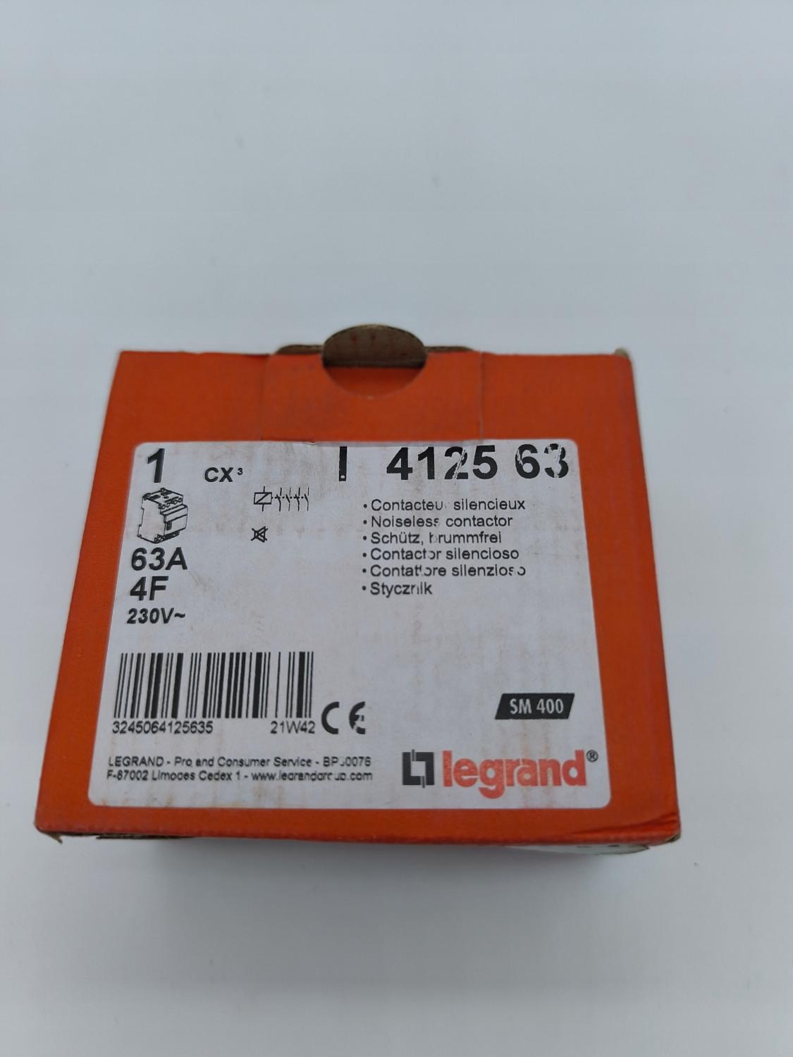 LEGRAND Stycznik modułowy SM 363 63A 230V 4NO cichy