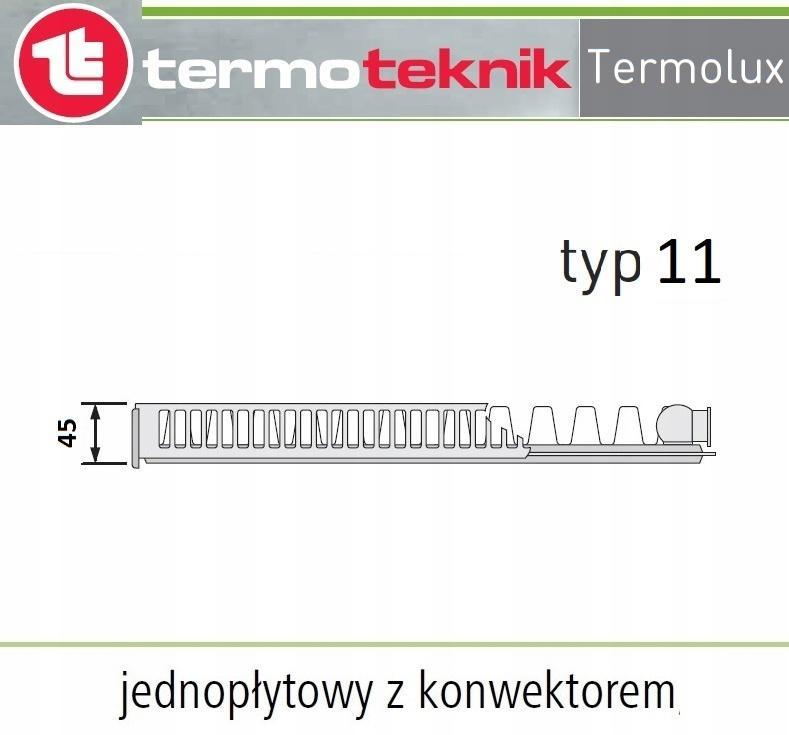 Grzejnik stalowy GRUPA STELRAD TERMOTEKNIK CV11 900x600 V 11 DOLNY Prawy