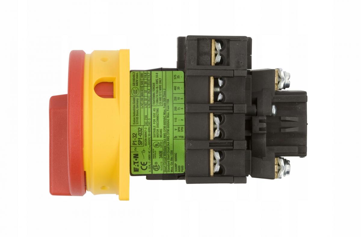 EATON Rozłącznik On/Off In=32A P=15kW P1-32/EA/SVB/N