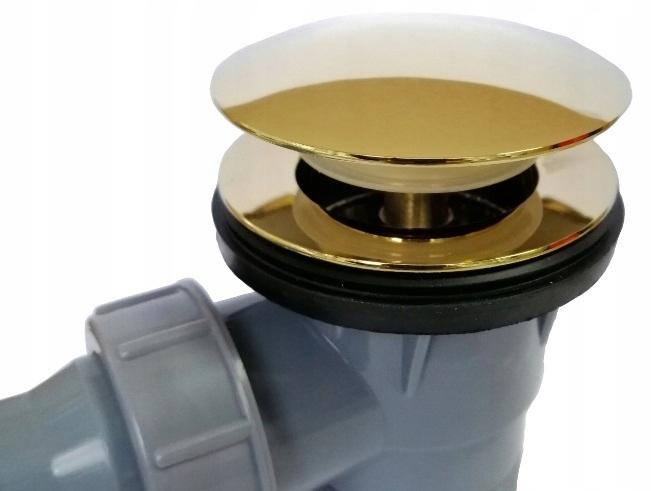 ALCADRAIN Syfon wannowy ALCA z korkiem clik-clak DN 70 H-120 chrom