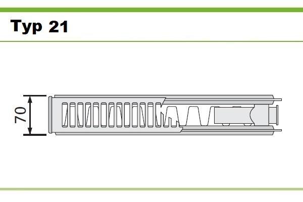 Grzejnik PURMO VM 21 300x1200 dolny ŚRODKOWY