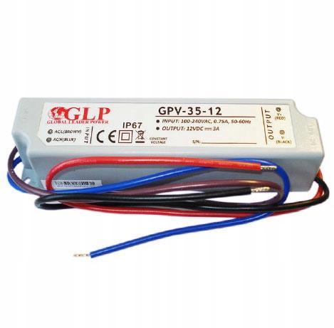 MPL POWER GLP zasilacz LED 12V 3A 35W
