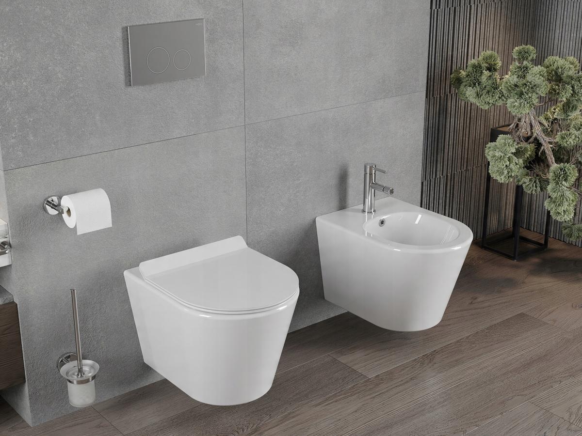 Miska wisząca ONA COMPACTO 48x36cm Rimless Biały SG ROCA[18]
