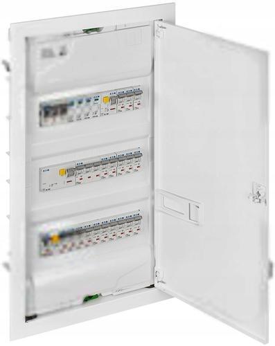 Rozdzielnica podtynkowa MT ONNLINE 3x12 modułowa IP30 (N+PE) drzwi metalowe