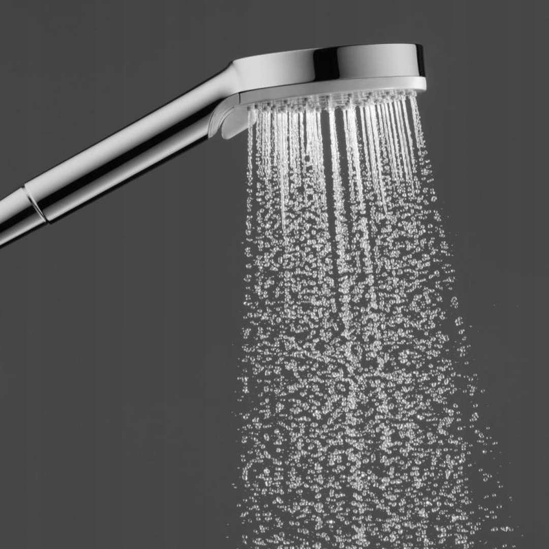 HANSGROHE Zestaw prysznicowy 1 jet HANSGROHE Vernis Blend 200 czarny matowy