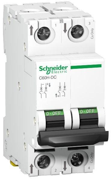 SCHNEIDER ELECTRIC Wyłącznik nadprądowy C60H-DC-C16-2 C 16A 2-biegunowy
