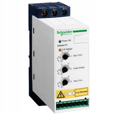 Układ łagodnego rozruchu ATS01 3-fazowe 380/415VAC 50/60Hz 11kW 22A IP20