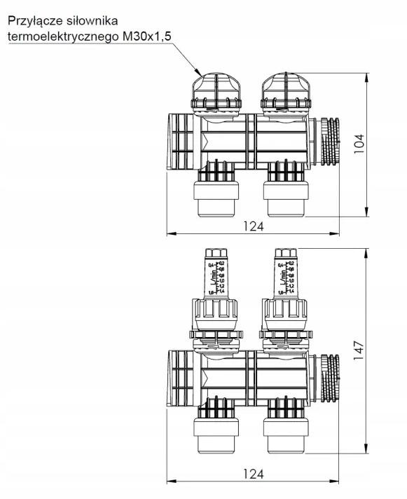 AFRISO-Rozszerzenie rozdz.ProCalida 2-ob 81252