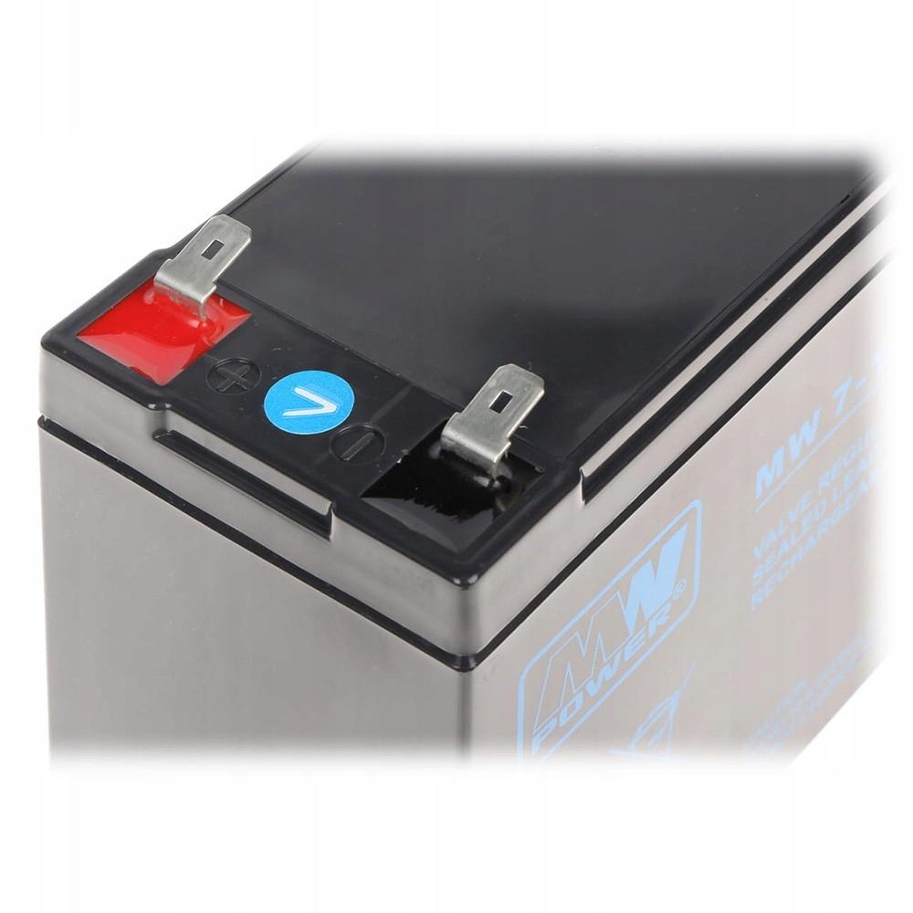 MPL POWER MW Power Akumulator AGM AGM 12V/7Ah 6-9 lat (szeroki konektor)