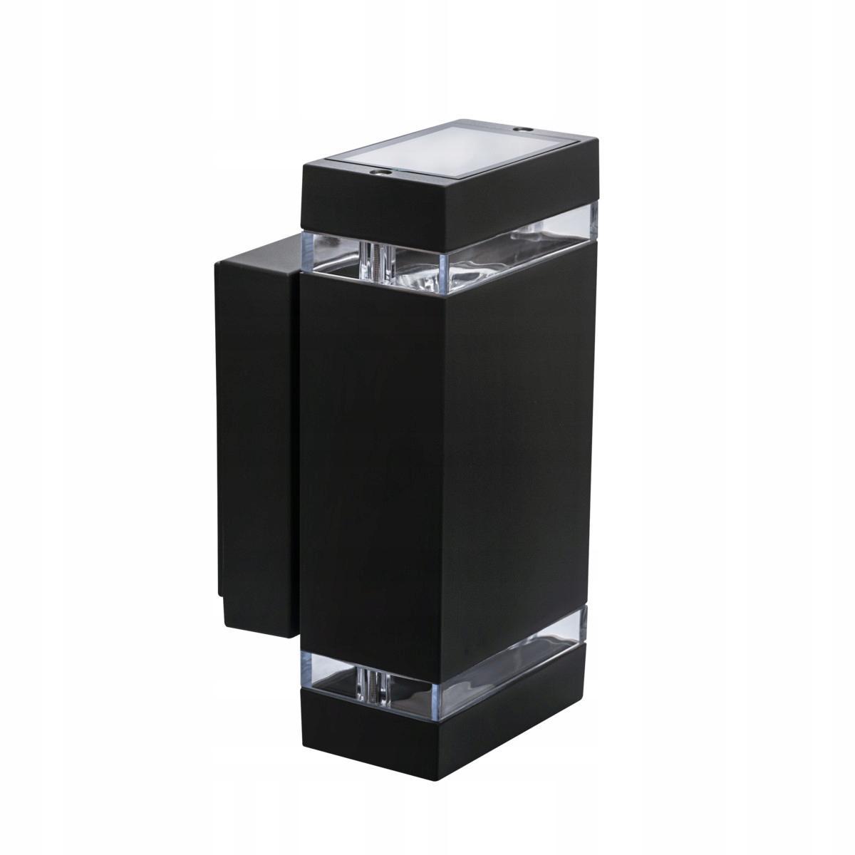 KANLUX Oprawa elewacyjna ZEW EL235, 2xGU10, 35W, IP44, czarna