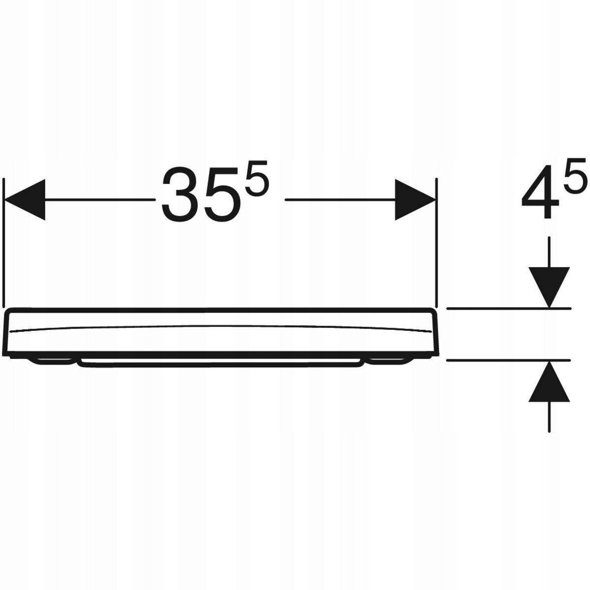 GEBERIT Zestaw stelażowy Duofix Basic Smyle Square