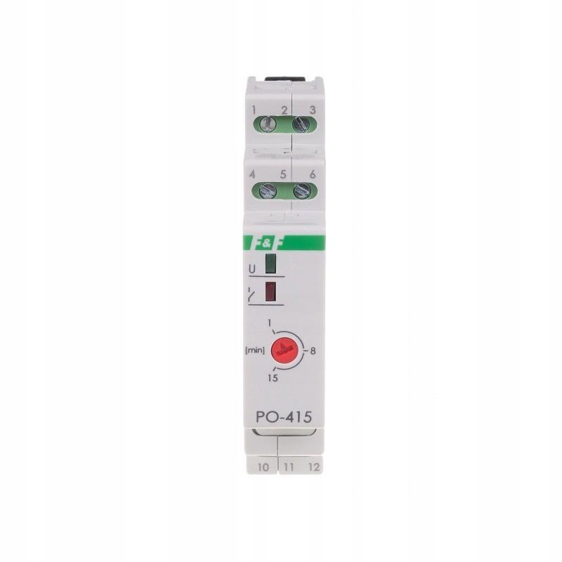 F&F Przekaźnik czasowy PO-415 1-60S 230V