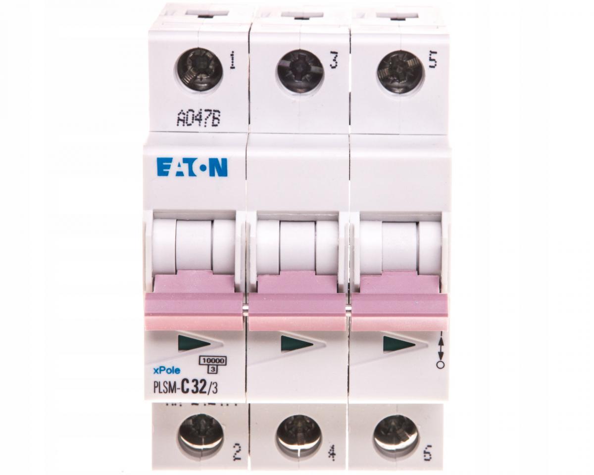 EATON Wyłącznik nadprądowy 3-biegunowy PLSM-C32/3-MW