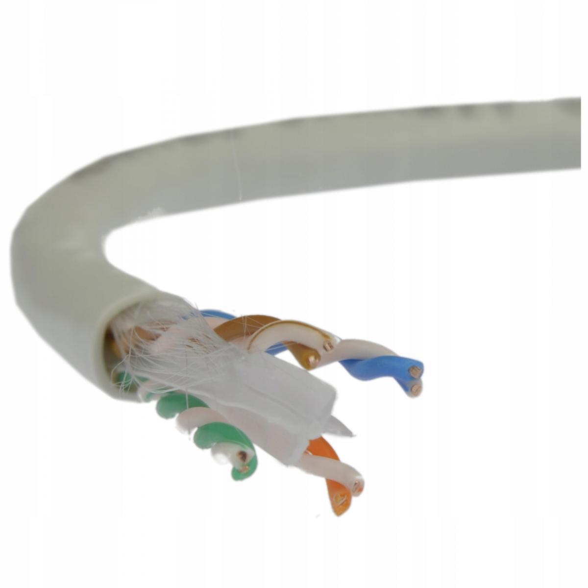 Kabel U/UTP kat.6 LSOH 4x2x23AWG B2ca 500m 25 lat gwarancji, badanie jakośc