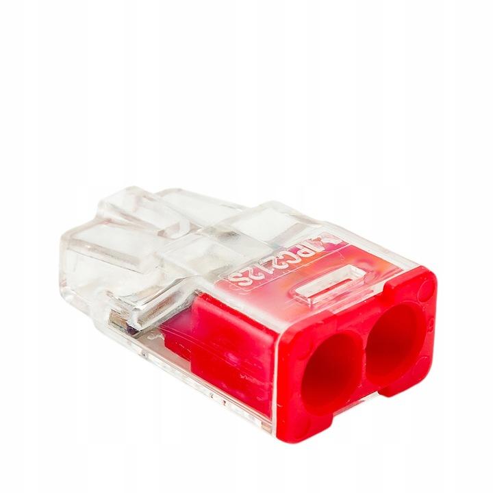Szybkozłączka mini PC-212S do przewodu typu drut, 0,2-2,5mm2 opk=100szt