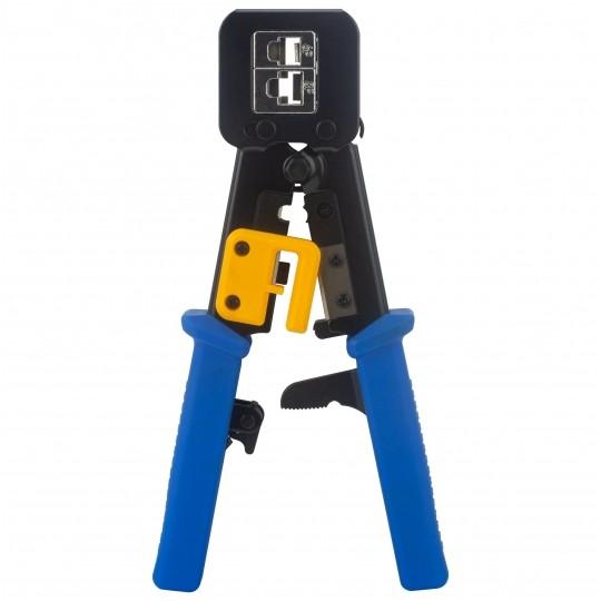 Zaciskarka 8P/6P/4P (RJ45/RJ12/RJ11) do wtyków przelotowych typu EZ ALANTEC