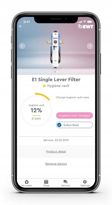 BWT E1 new HWS 1 - filtr mechaniczny z wymiennnym wkładem (100 m)