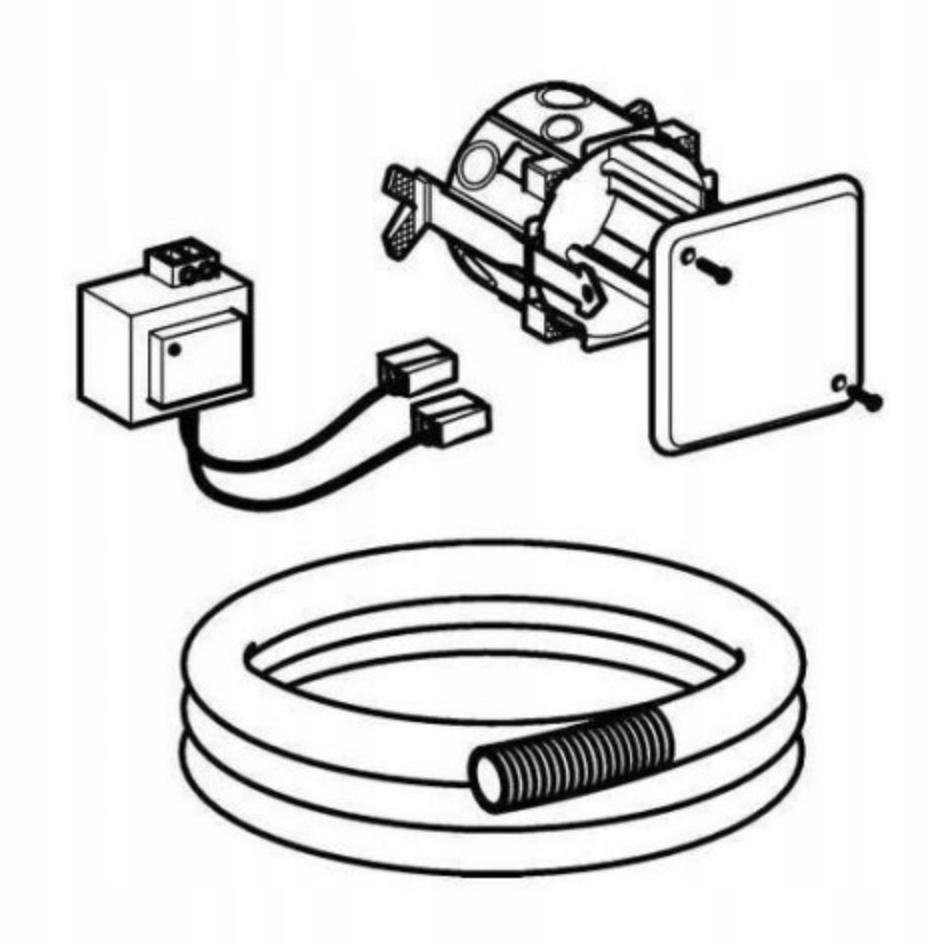 GEBERIT Zasilacz podtynkowy do baterii umywalkowych Typ 87, 88, 185, 186