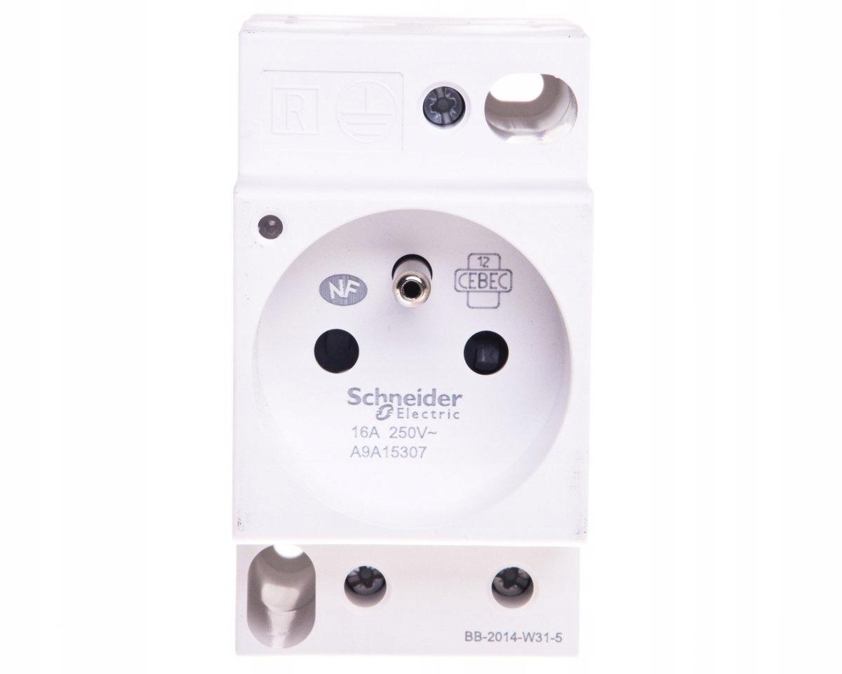 SCHNEIDER ELECTRIC Gniazdo modułowe Acti9 iPC-F-I z bolcem, z lampką