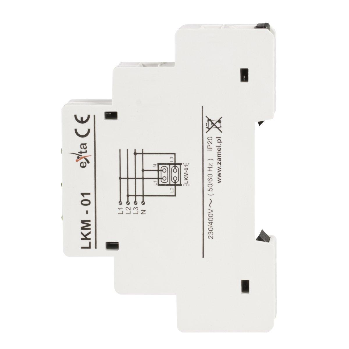 Wskaźnik zasilania 230V/400V LED czerwona/zielona/żółta TN Typ: LKM-01-40