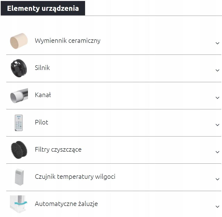 AWENTA Rekuperator kompaktowy AHR160 PLUS