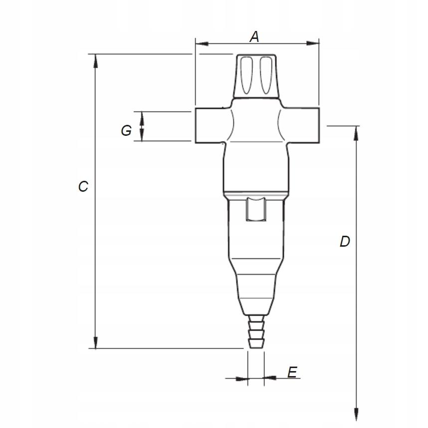 Filtr z manualnym płukaniem wstecznym BWT PROTECTOR BW 1