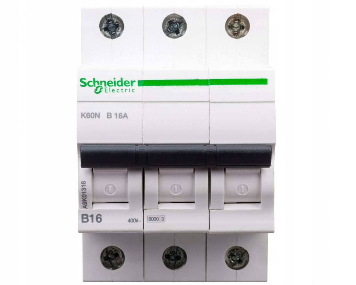 SCHNEIDER ELECTRIC Wyłącznik nadprądowy K60N-B16-3 B 16A 3-biegunowy