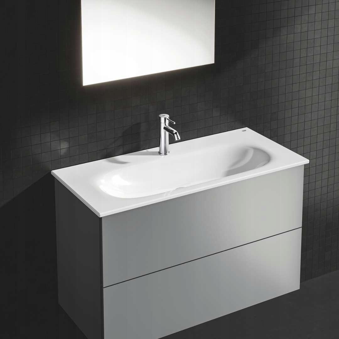 Bateria umywalkowa stojąca GROHE Essence 1-uchw 1-otw mosiężna cool sunrise